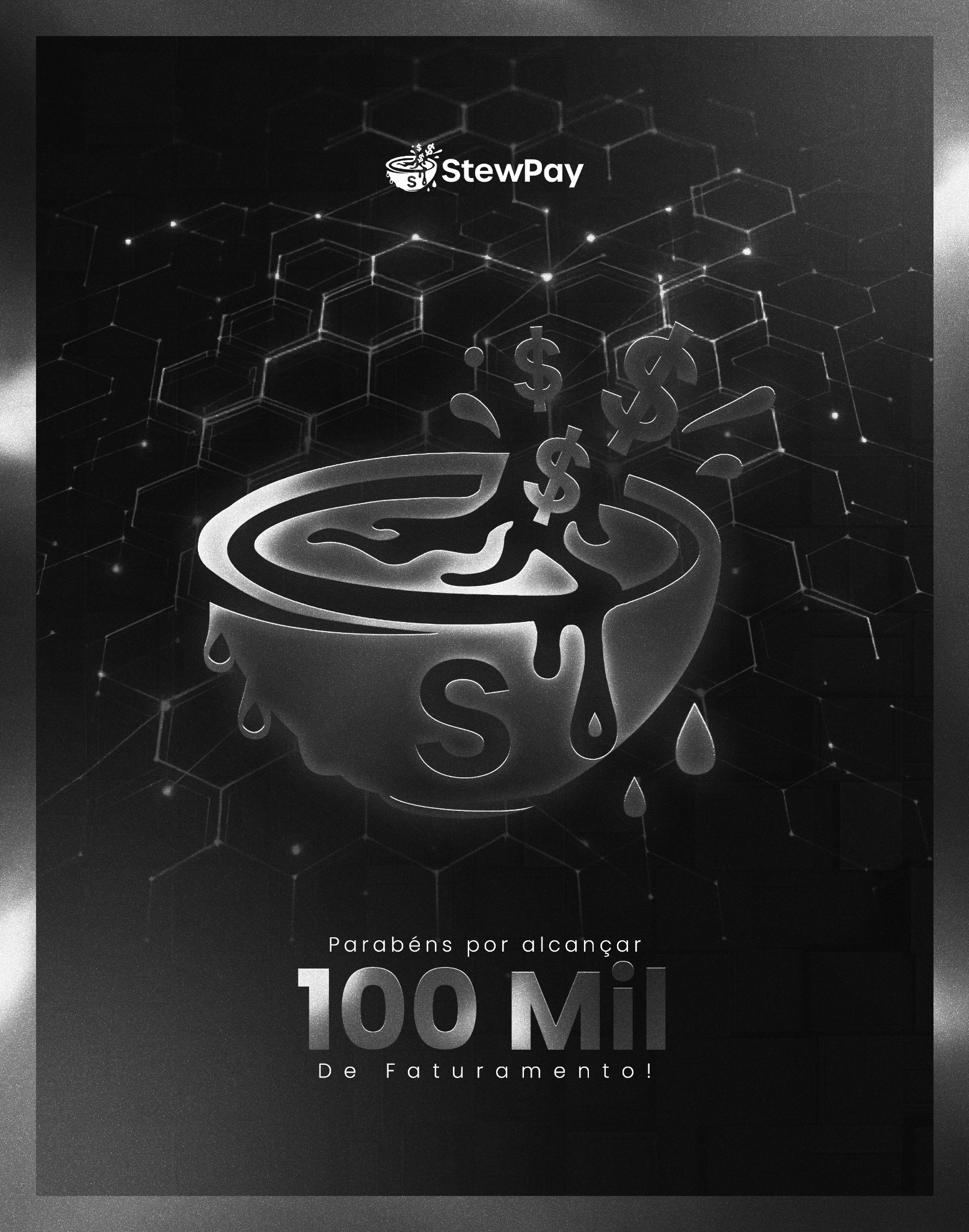 Placa 100 Mil de Faturamento