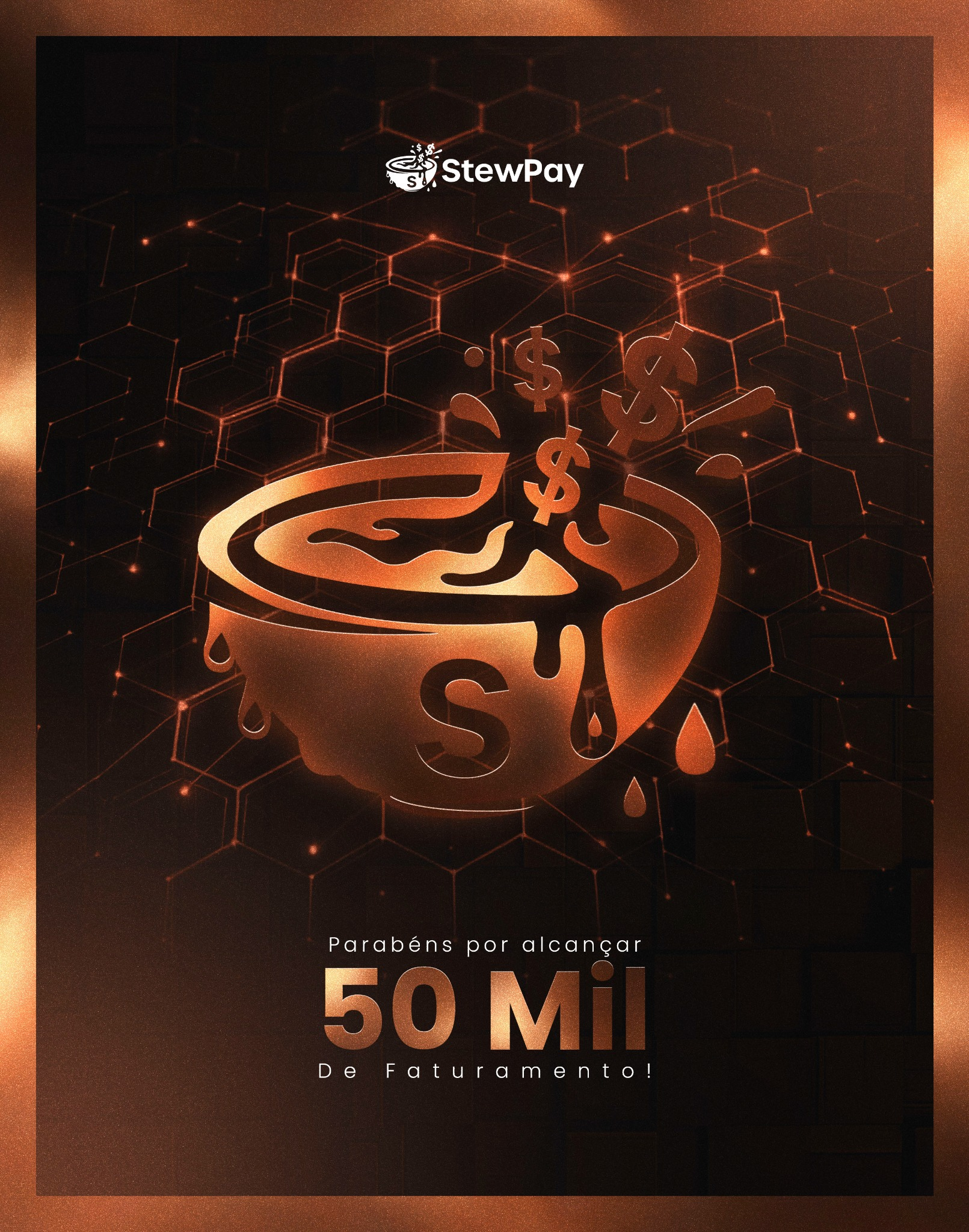 Placa 50 Mil de Faturamento